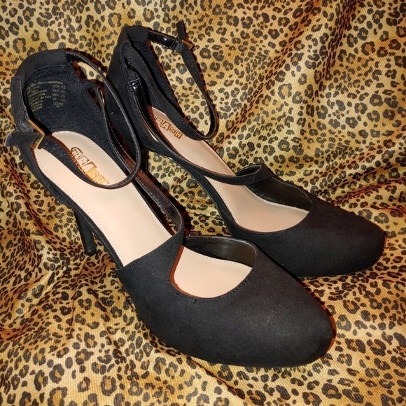 NEW BRASH HIDDEN PLATFORM SHOES HEELS SIZE 12 Heel 4.5" - Picture 3 of 13